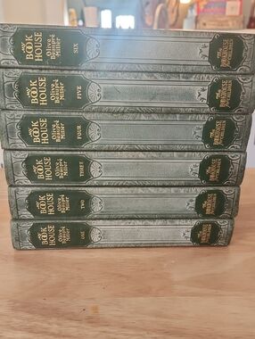 The Book House Series Volumes 1-6 - Green Decorative Coffee Table Books